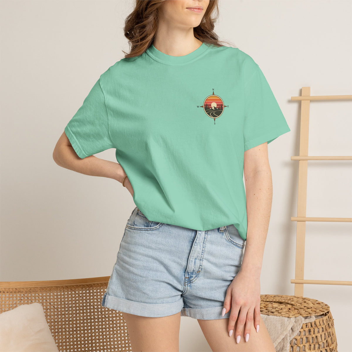 Van Life Sunset Camper Van Tee