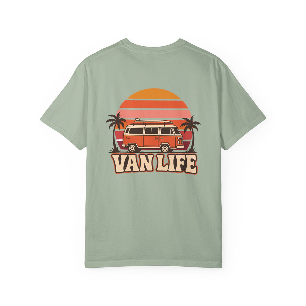 Van Life Sunset Camper Van Tee