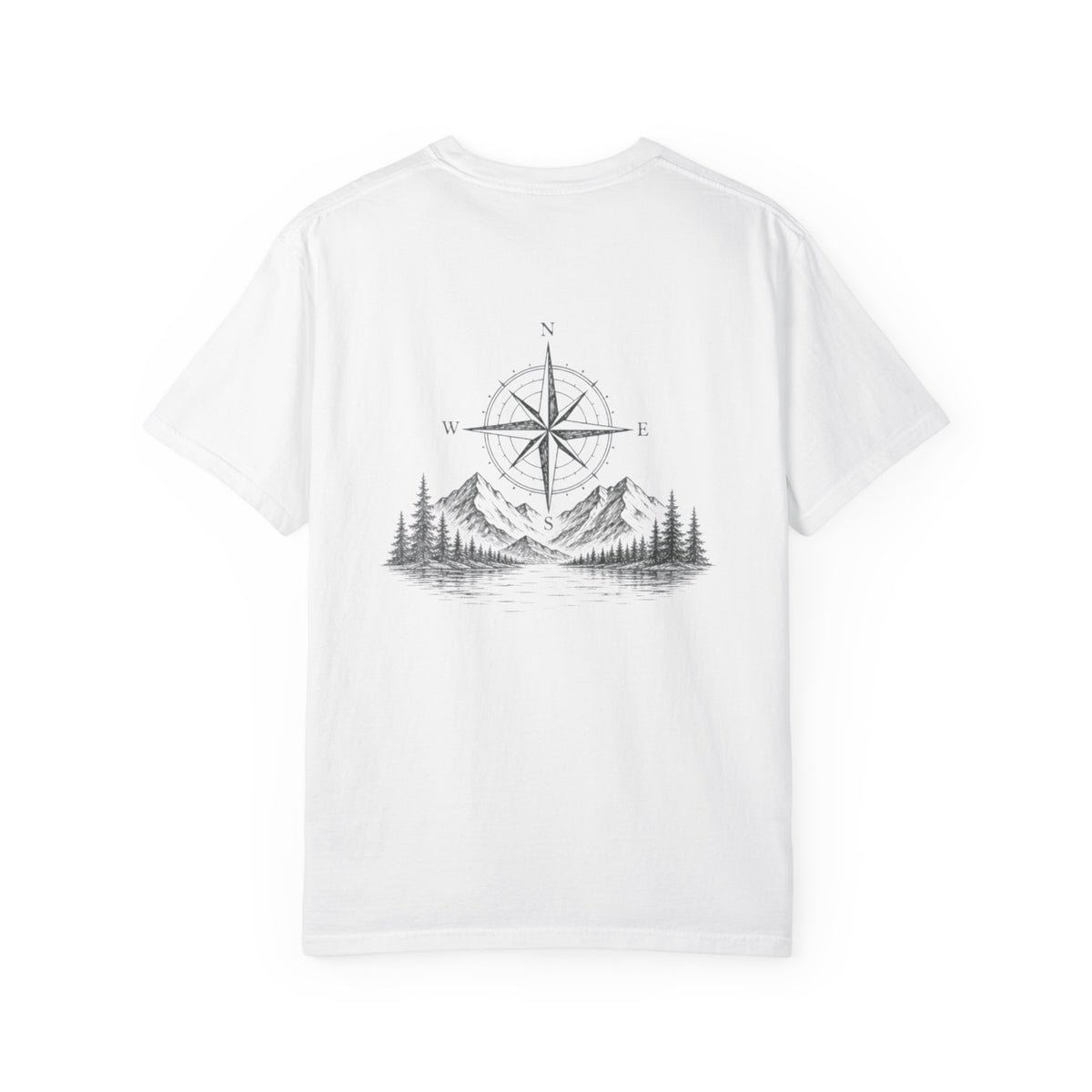 Mountain Compass landscape Tee
