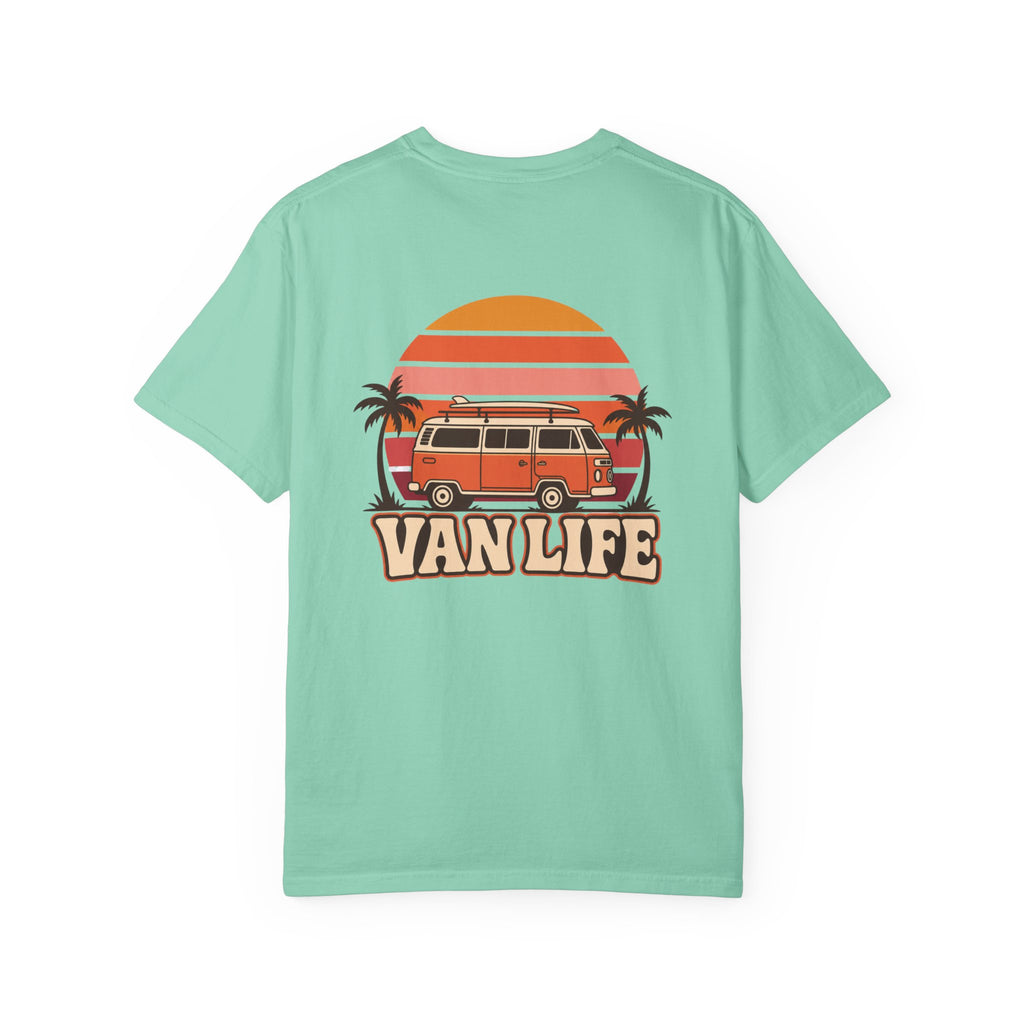 Van Life Sunset Camper Van Tee